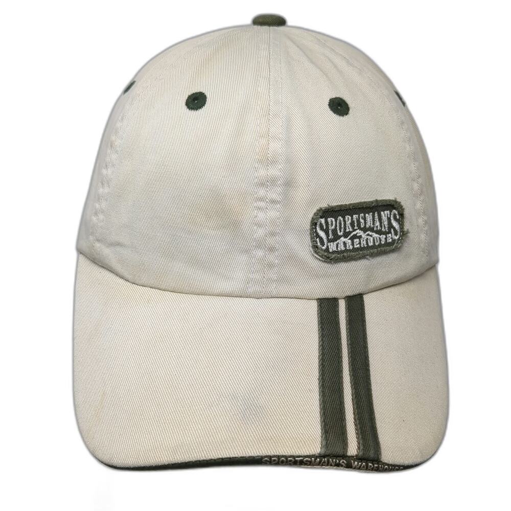 Sportsman's Warehouse Baseball Cap Beige Green One Size 20 Years Strapback Hat